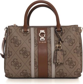 Guess Erenia Schoudertas - Dames - Handtassen - Bruin - ONE Size - Tassen