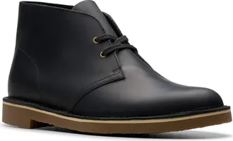 Clarks Shepton Chukka Boot in Black Leather at Nordstrom Rack, Size 9.5