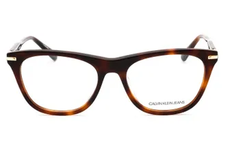 Calvin Klein Jeans CKJ19525 Tortoiseshell Acetate Eyeglasses - Brown