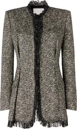 Genny Jassen - Dames - Blazers - Zwart - 2XS - Tweed - Jassen