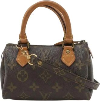 Louis Vuitton Pre-owned Mini Bags, female, Brown, Size: ONE SIZE Pre-owned Vintage Mini Pouch