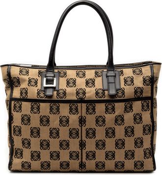 Loewe Pre-owned Loewe Anagram Canvas Repeat Tote Ladies URJ8FD2FTSMSJH3P