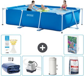 Intex Piscina Con Estructura Rectangular - 300x200x75 Cm - 7-piezas S155