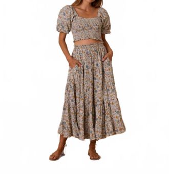 Rylee + Cru Trixie Top In Gardenia
