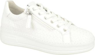 Gabor Schoenen, Dames, Wit, 38 EU, Wit Print Sneaker N.+Tiret DZ