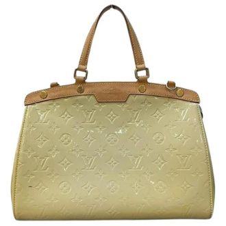 Louis Vuitton Pre-owned Handbags, female, Beige, Size: ONE SIZE Pre-owned Brea Vernis 2way bag
