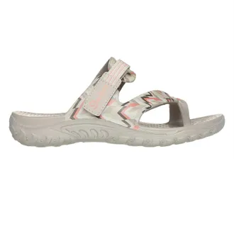 Skechers Reggae-sandalen met zigzagpatroon voor dames (Meerkleurig/wit)