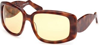 GCDS GD0030 53E Mens Sunglasses Tortoiseshell Size 63