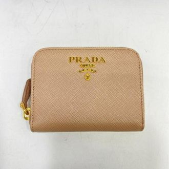 Prada Pink Beige Coin Purse/Coin Case (Pre-Owned)