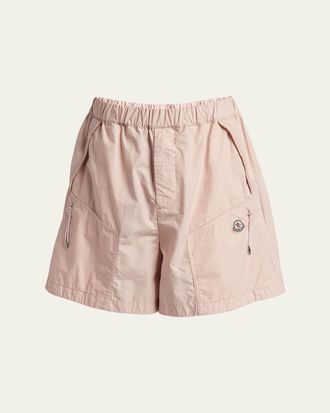 Moncler Mens Poplin Cargo Shorts