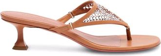 Amina Muaddi Mujer, Zapatos, Beige, Talla: 39 1/2 EU