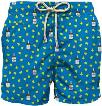 MC2 Saint Barth Zee Kleding Collectie - Heren - Strandmode - Blauw - 2XL - Badmode