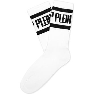 Philipp Plein Ribbed Cuff Socks Men in White at Nordstrom