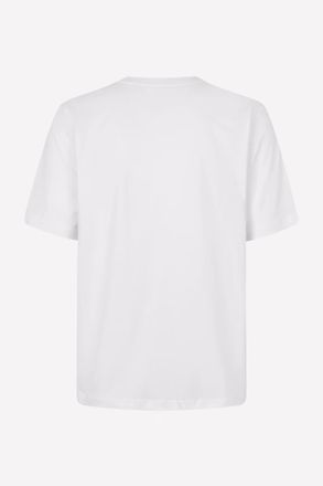 Sams&oslash;e & Sams&oslash;e Embroidered Logo T-Shirt - White
