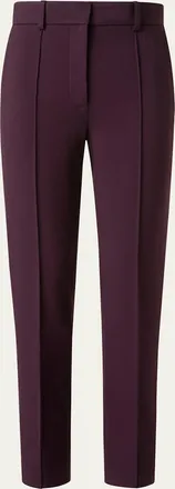 Akris Tapered Signature Jersey Cropped Pants