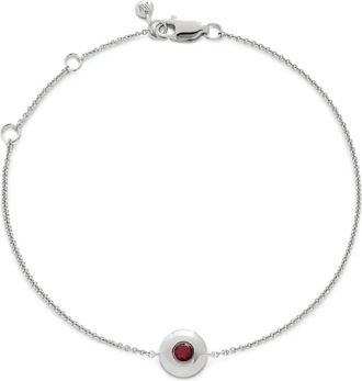 Monica Vinader Bracciale July Birthstone - Argento