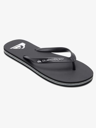 Quiksilver Zehentrenner QUIKSILVER MOLOKAI CORE, Herren, Gr. 44, schwarz, Synthetik, Schuhe Zehentrenner, Sommerschuhe