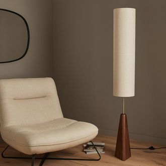 AM.PM Staande lamp in massief eik met notentint, Nestwood