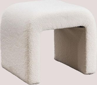 Sklum Sgabello basso in pelle di pecora Carlise Sklum
