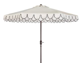 Safavieh Sombrilla de metal blanco