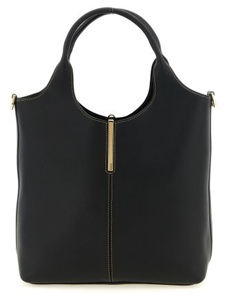 Tod's Black Calfskin Tote Womens Bag