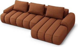 CXL by Christian Lacroix Sof&aacute; cama esquinero con ba&uacute;l 3 plazas tejido estructural ladrillo