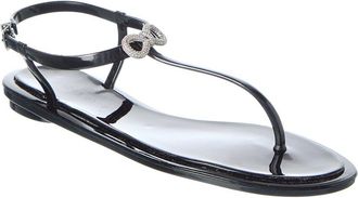 Mach & Mach Double Bow Rubber Thong Sandal