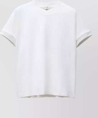 Versace short sleeve t shirt ribbed neckline