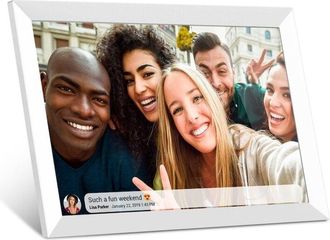 OEM Marco De Fotos Digital Wifi, 10.1 Pulgadas, 32gb, Pantalla T&aacute;ctil Ips 800x1280 Hd, App Frameo, Microsd, Fotos/v&iacute;deo, Altavoz, Blanco