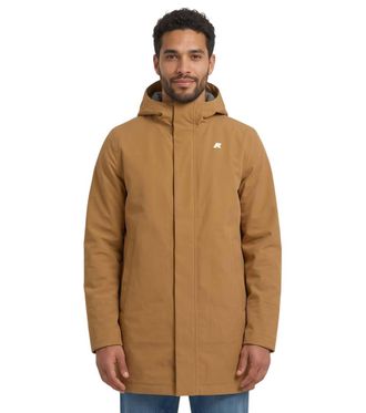 K-Way Brown Hood Parka Jacket