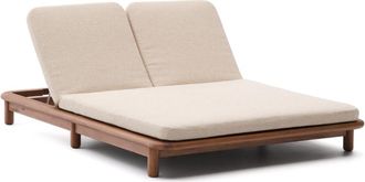 K Home Premium Outdoor Doppelliege Turqueto, aus massivem Teakholz