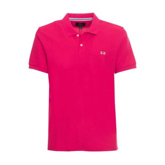 La Martina Polo Shirt - - Tops - Uomo - Rosa - M