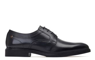 Base London Drake Waxy Mens Leather Shoes - Black - Size UK 6
