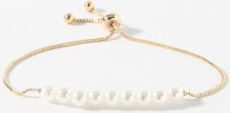 Simons Womens Row of pearls bracelet