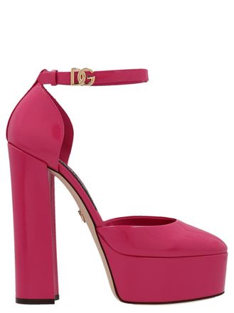 Dolce & Gabbana Fuchsia Capri Pumps