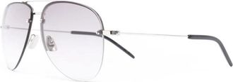 Saint Laurent Classic 11 M Zonnebril - unisex - Zonnebrillen - Grijs - 59 MM - Nylon - Accessoires