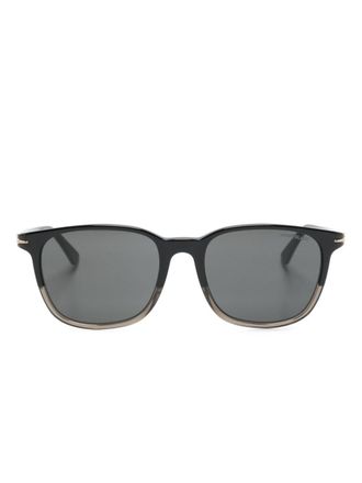 Montblanc two-tone square-frame sunglasses - men - Acetate - 52 - Black