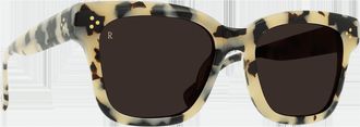 Raen Optics Womens Breya Sunglasses In Ivory Tortoise/carob