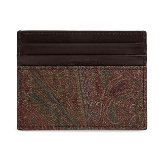 Etro Etro, Wallets & Cardholders, male, Red, Size: ONE SIZE Paisley Card Holder