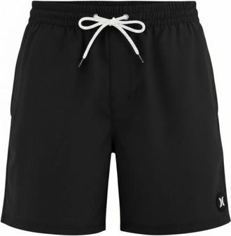 Hurley Volley Icon Solid 17 Badehose f&uuml;r Herren | schwarz
