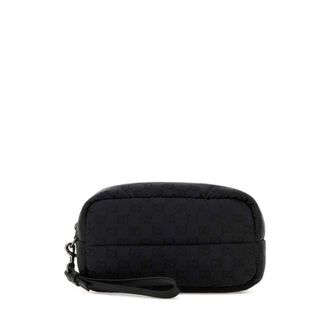 Gucci Black Canvas Clutch Blkblkblkvrv
