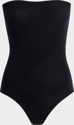 Commando Ballet Strapless Microfiber Thong Bodysuit