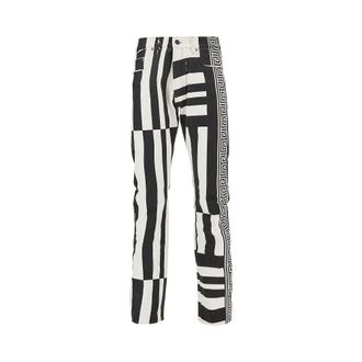 Versace Denim jeans with Sylvester print Man 34