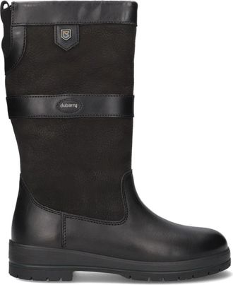 Dubarry Leren Outdoorlaarzen Kildare - Dames - Hoge Laarzen - Zwart - 40 EU - Schoenen