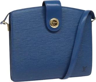 Louis Vuitton Pre-owned Cross Body Bags, female, Blue, Size: ONE SIZE Pre-owned Vintage Epi Shoulder Bag