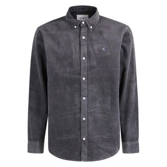 Carhartt Work in Progress Madison Cord Shirt - Heren - Casual Overhemden - Groen - S - Katoen - Overhemden