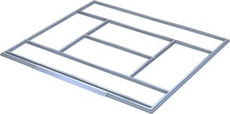 Habitat et Jardin Fundaci&oacute;n Para Caseta Met&aacute;lica Rosas 4,07 M&sup2;