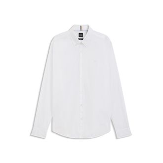 BOSS Slim-fit shirt with Double B monogram
