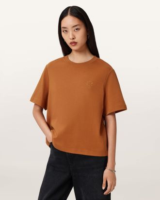 AllSaints Cotton Lisa Cotton Crew Neck T-Shirt, Size: M
