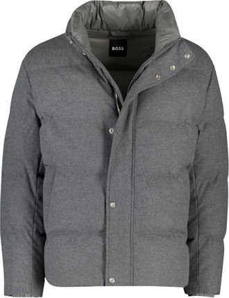 HUGO BOSS Heren, Jassen, Grijs, Maat: XL Wol